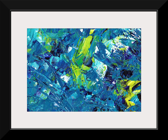 "Blue and Green Abstract"