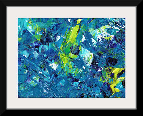 "Blue and Green Abstract"