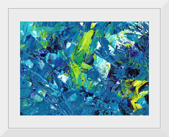 "Blue and Green Abstract"