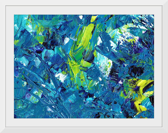 "Blue and Green Abstract"