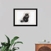 "Black Cat Watercolor"