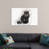 "Black Cat Watercolor"