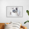 "White Cat Watercolor"