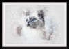 "White Cat Watercolor"