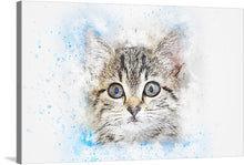  Dive into the captivating gaze of the “Gray and White Cat Watercolor” print. Every stroke, every hue, and every detail is meticulously crafted to bring this feline masterpiece to life. The delicate blend of grays and whites dances gracefully across the canvas, capturing the cat’s innate elegance and mystique. 