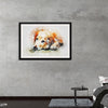 "Brown and White Dog Watercolor"