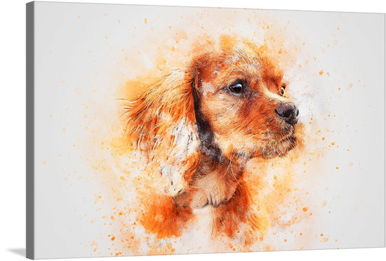 “Brown Dog Watercolor” is an exquisite masterpiece that captures the essence of canine loyalty and charm. Every brush stroke brings to life the expressive eyes and soft fur of this beloved creature, encapsulating a world of emotion and unspoken bonds. The harmonious blend of warm hues dances across the canvas, evoking a sense of comfort and companionship that transforms any space into a sanctuary of warmth. 