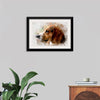 "Watercolor Profile of a Dog"