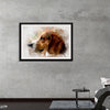 "Watercolor Profile of a Dog"