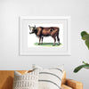 "Vintage Cow Art"