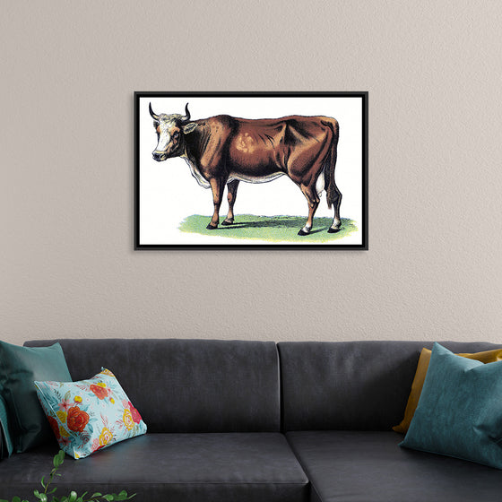 "Vintage Cow Art"