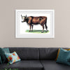 "Vintage Cow Art"