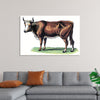 "Vintage Cow Art"