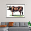 "Vintage Cow Art"