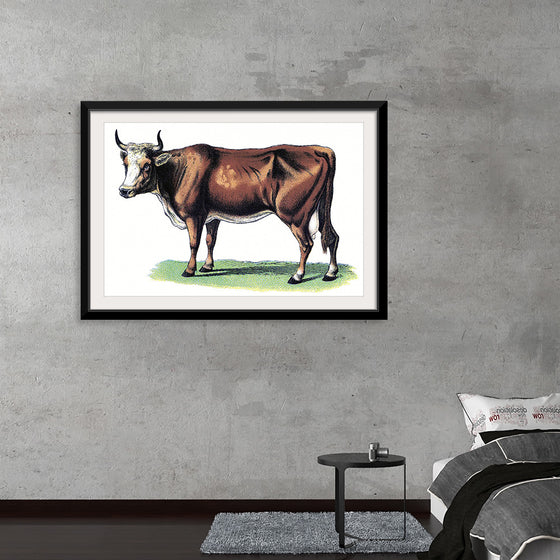 "Vintage Cow Art"