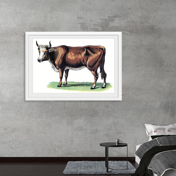 "Vintage Cow Art"