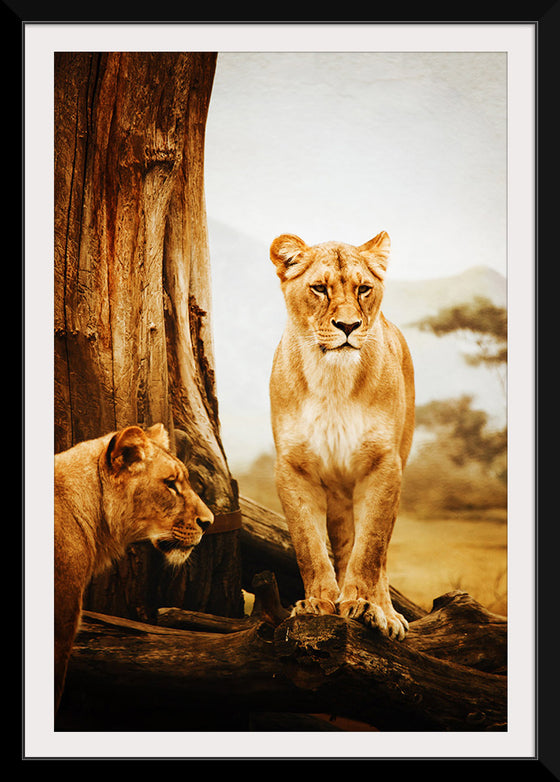 "Lioness In Africa", Vera Kratochvil