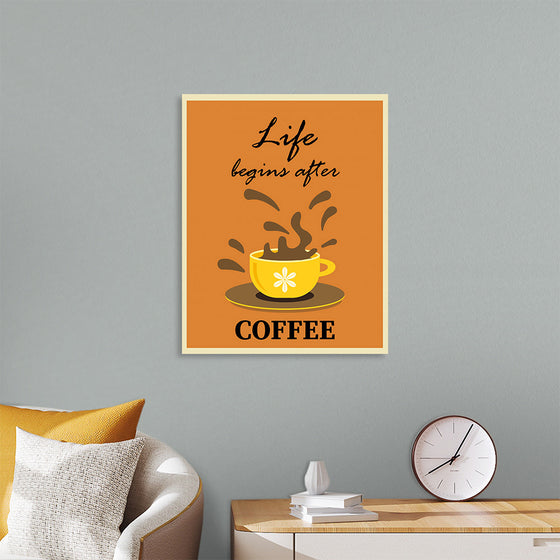 "Coffee Retro Poster", Karen Arnold