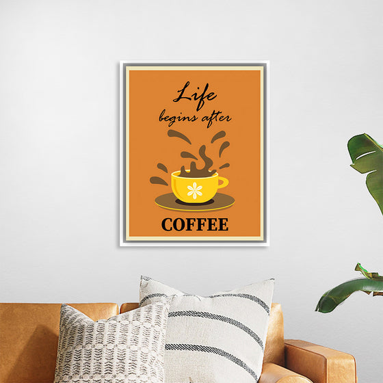 "Coffee Retro Poster", Karen Arnold