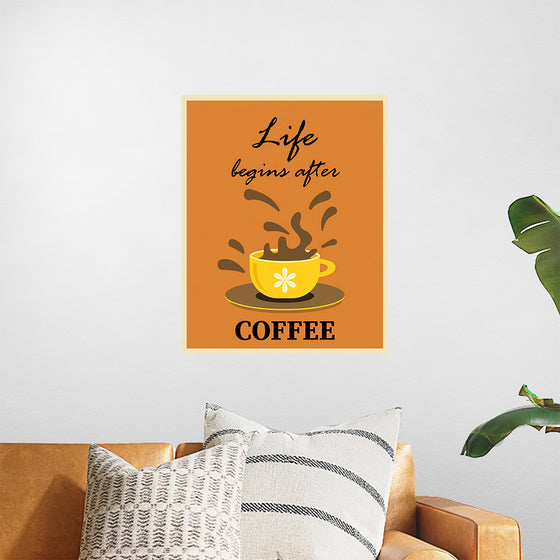 "Coffee Retro Poster", Karen Arnold