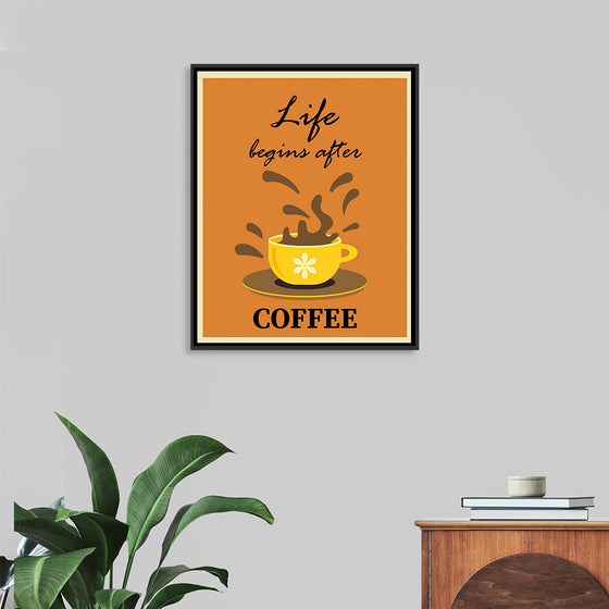 "Coffee Retro Poster", Karen Arnold