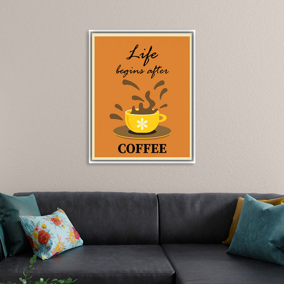 "Coffee Retro Poster", Karen Arnold