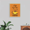 "Coffee Retro Poster", Karen Arnold