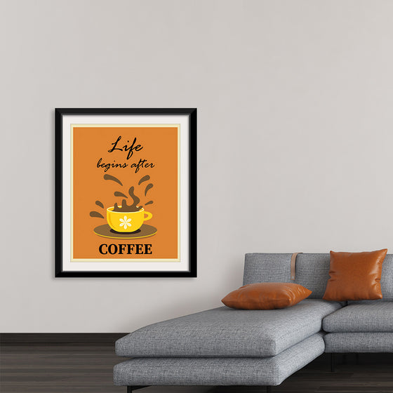 "Coffee Retro Poster", Karen Arnold