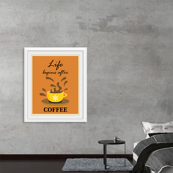 "Coffee Retro Poster", Karen Arnold