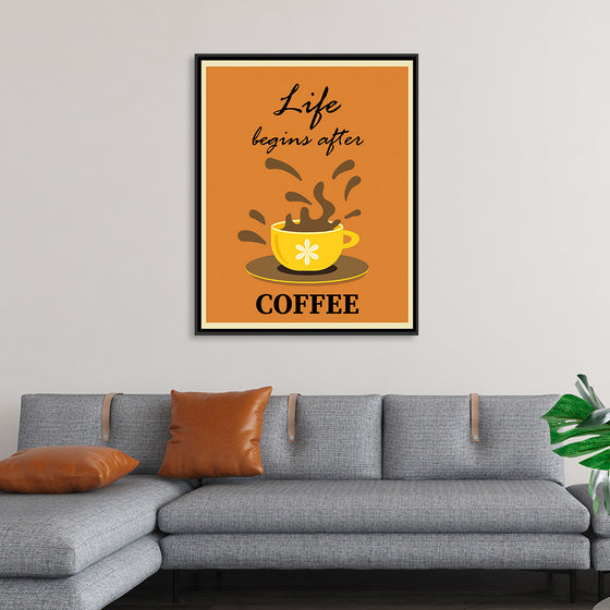 "Coffee Retro Poster", Karen Arnold