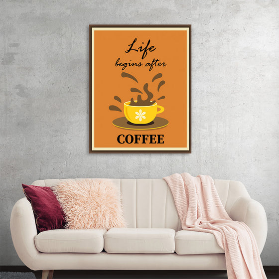 "Coffee Retro Poster", Karen Arnold