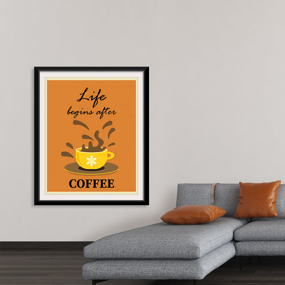 "Coffee Retro Poster", Karen Arnold