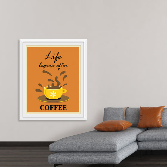 "Coffee Retro Poster", Karen Arnold