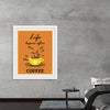 "Coffee Retro Poster", Karen Arnold