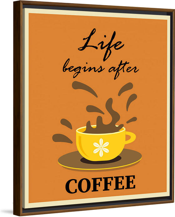 "Coffee Retro Poster", Karen Arnold