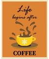 "Coffee Retro Poster", Karen Arnold