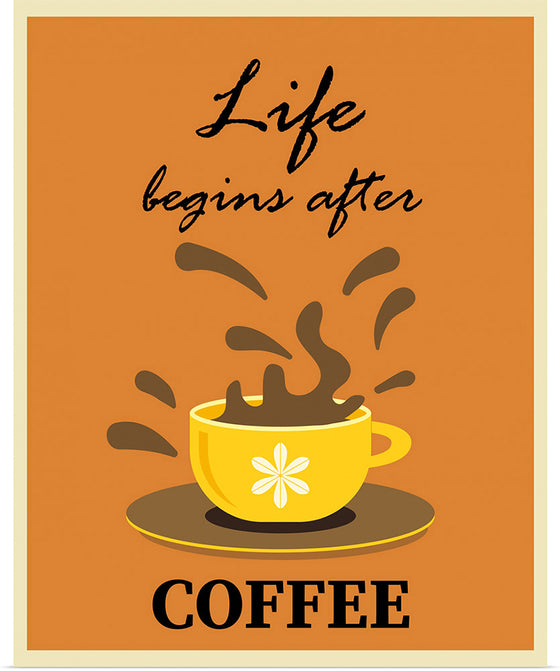 "Coffee Retro Poster", Karen Arnold