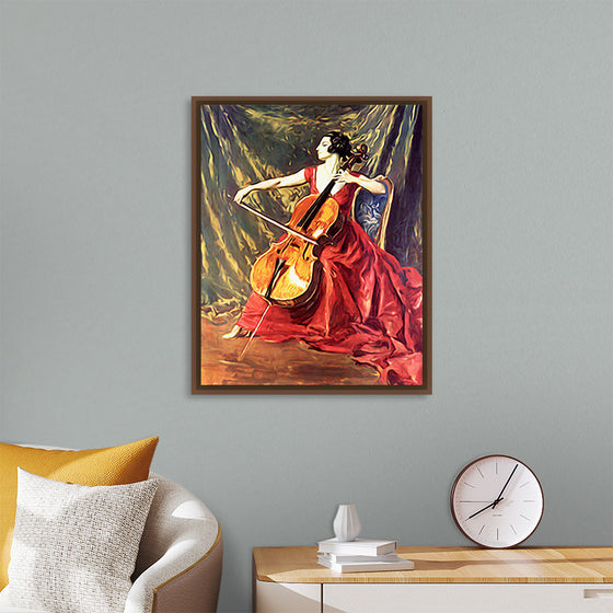 "Woman Playing Cello"