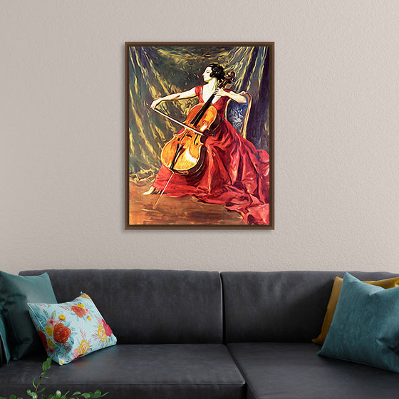 "Woman Playing Cello"