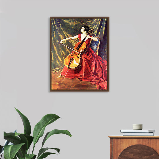 "Woman Playing Cello"