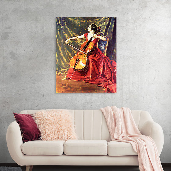 "Woman Playing Cello"