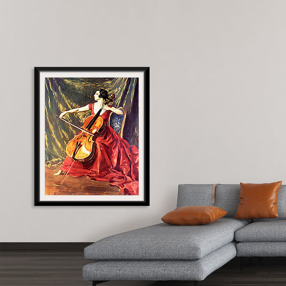 "Woman Playing Cello"