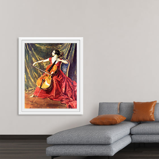 "Woman Playing Cello"