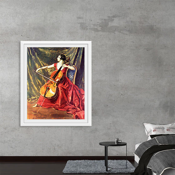 "Woman Playing Cello"