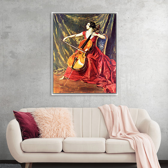 "Woman Playing Cello"