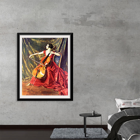 "Woman Playing Cello"