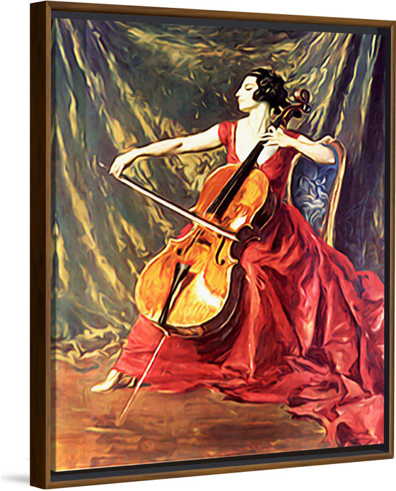 "Woman Playing Cello"