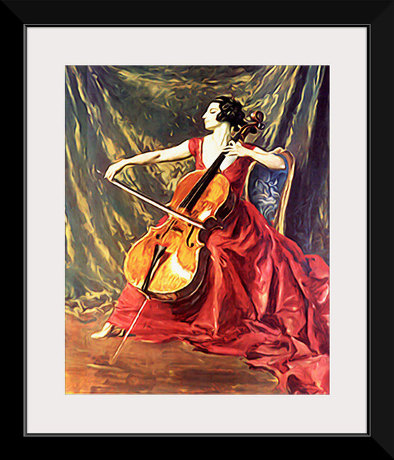 "Woman Playing Cello"