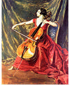 "Woman Playing Cello"