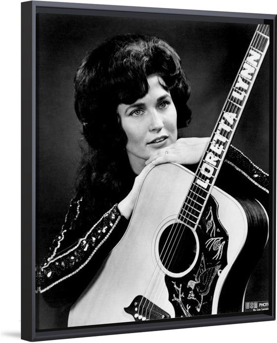 "1965 Promotional Image of Loretta Lynn Les Leverett"